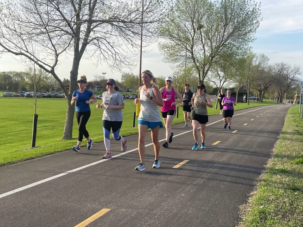 Runners on track