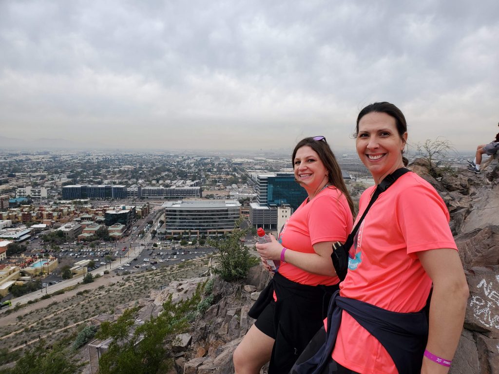 Two MOTR members on a city lookout in Arizona