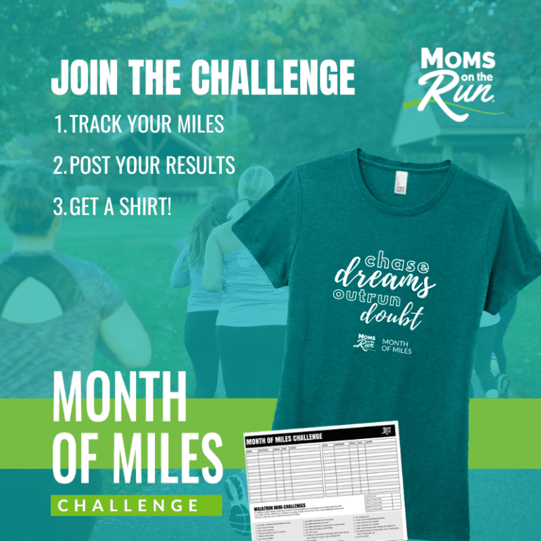 Month of Miles challenge by Moms on the Run