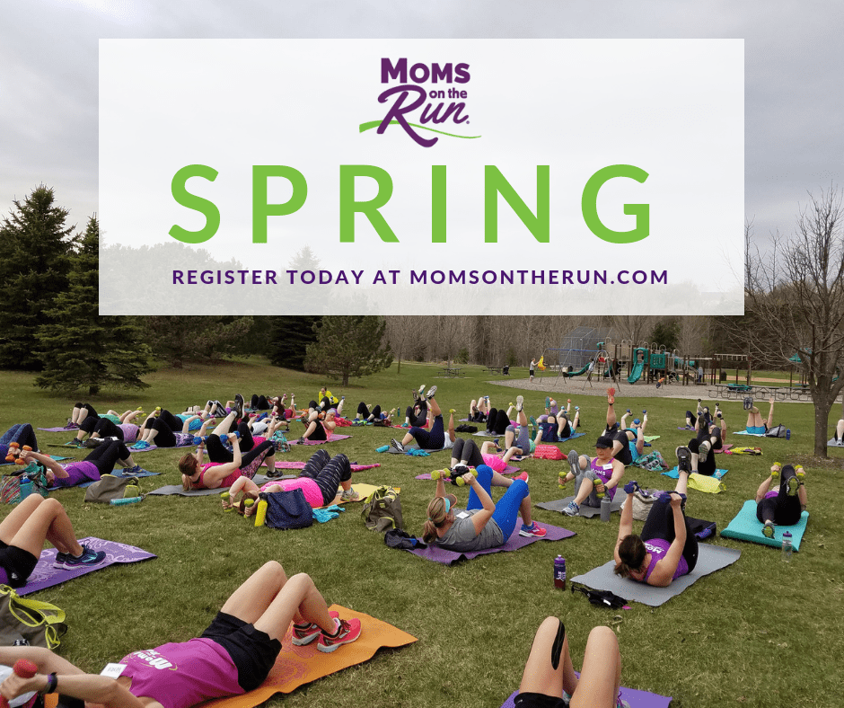 MOTR members lifting weights on mats