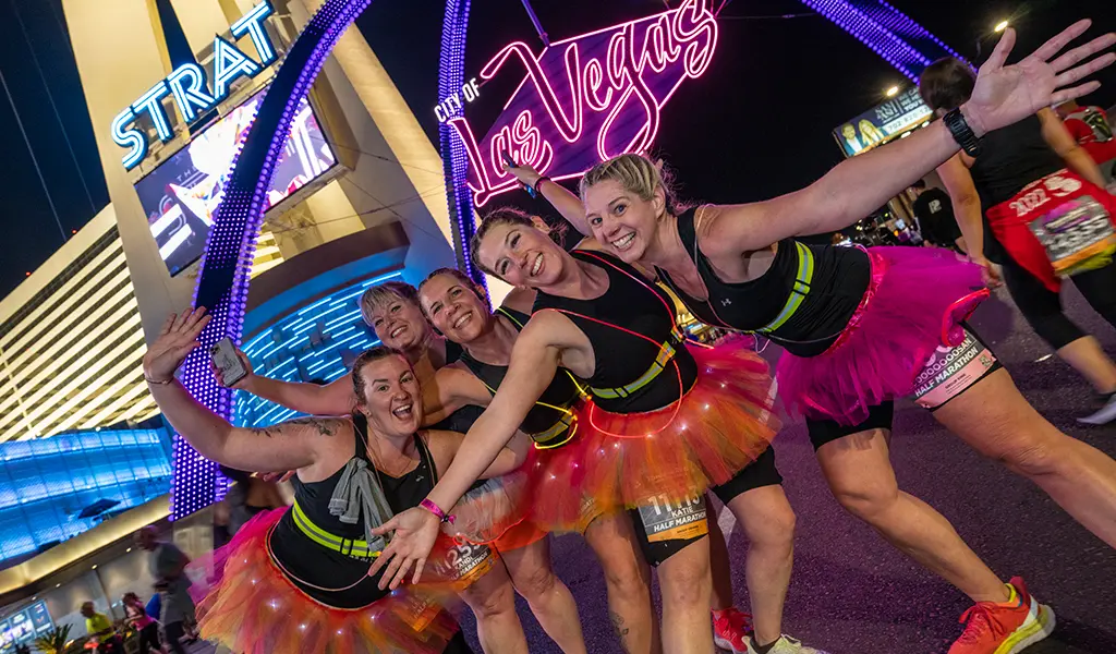 Group of racers in tutus