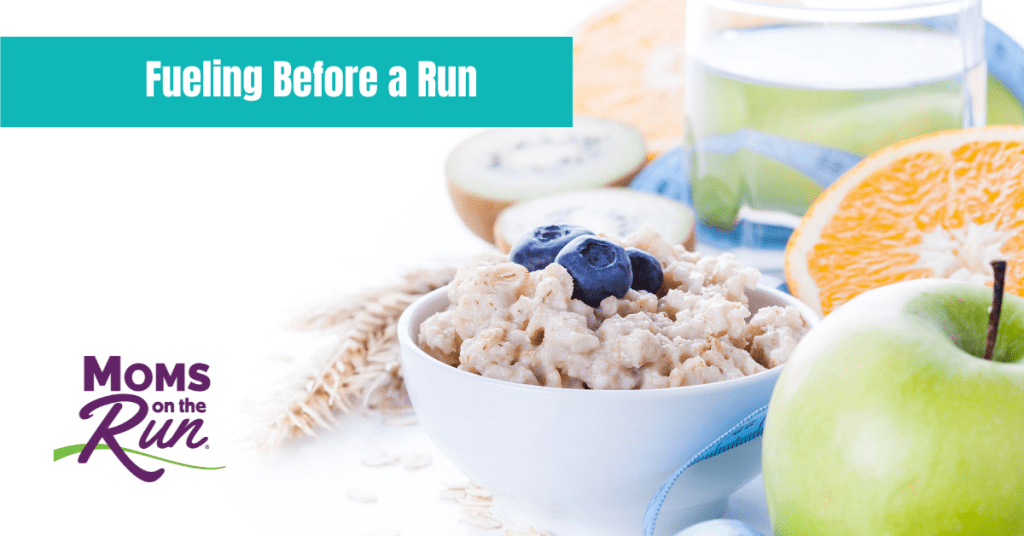 Bowl of oatmeal and other healthy foods