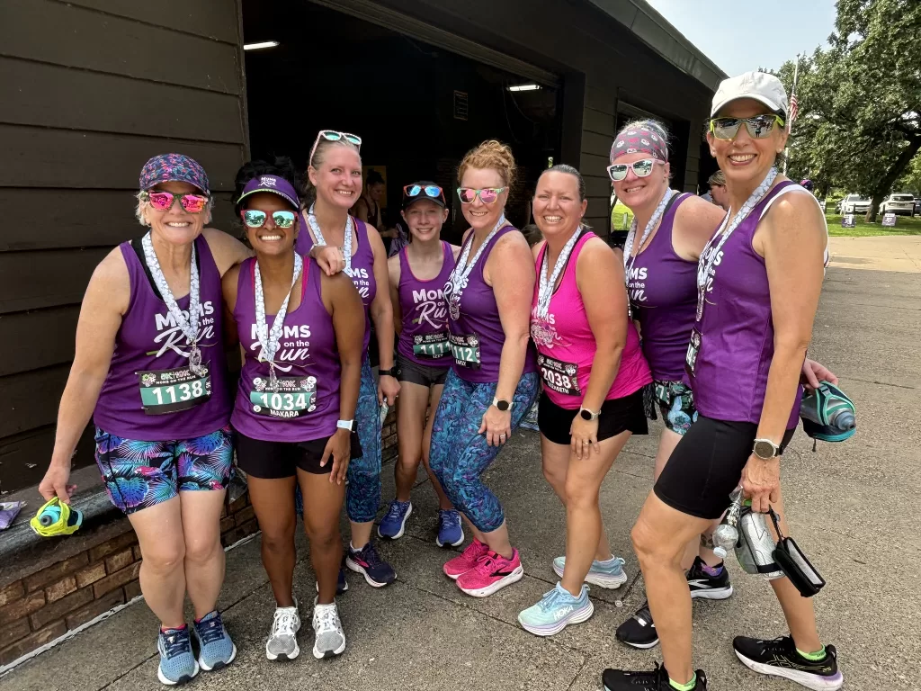 Eight MOTR members at the MOTR race