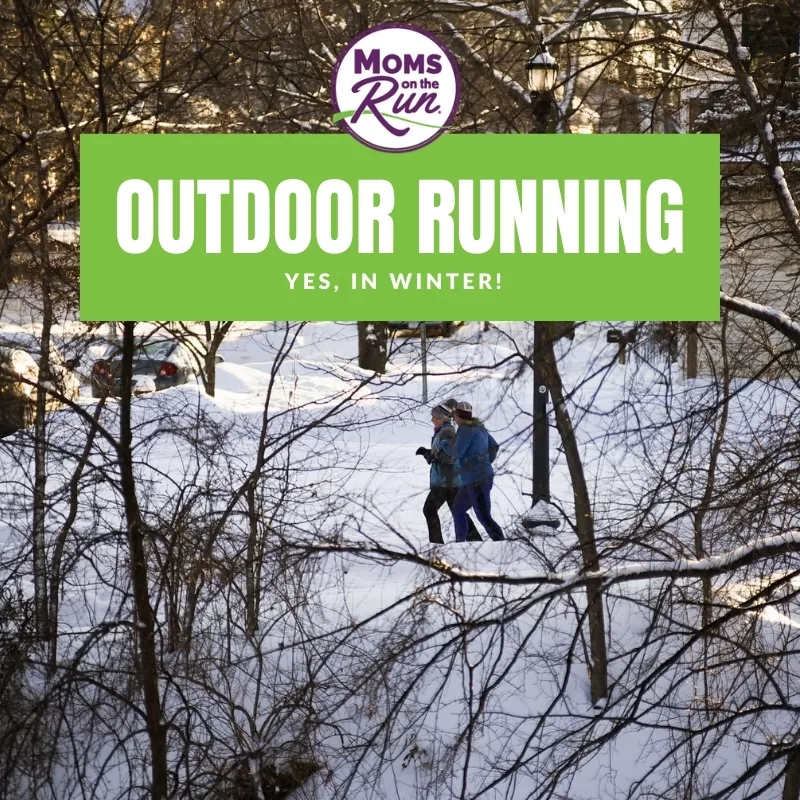 Outdoor running graphic that states Outdoor Running: Yes, in Winter