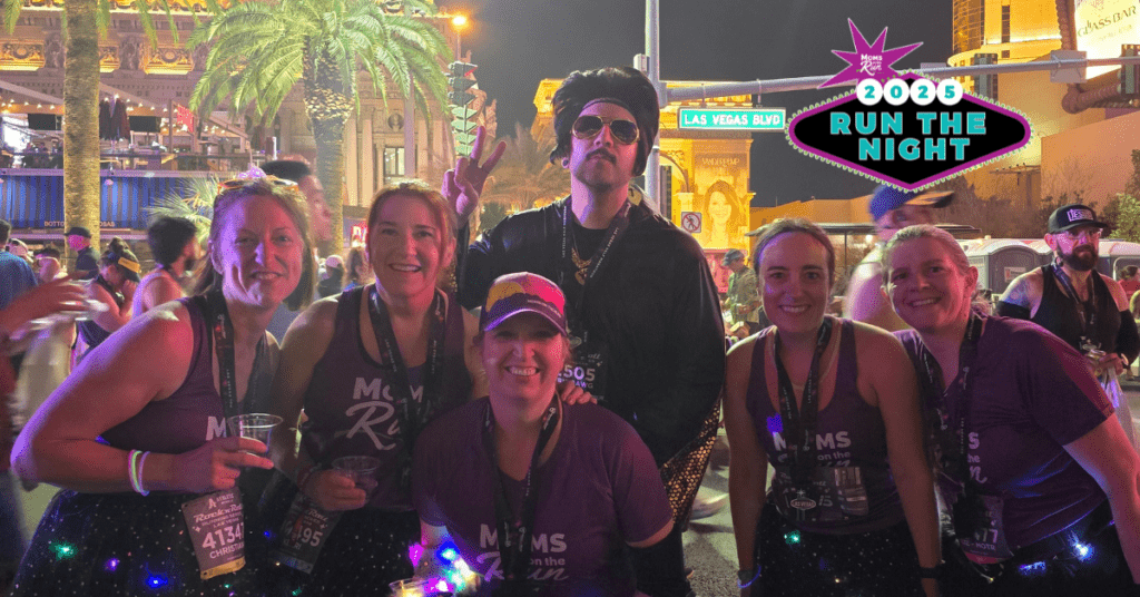 female runners at finish line of half marathon