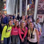 A group of MOTR members in neon shirts