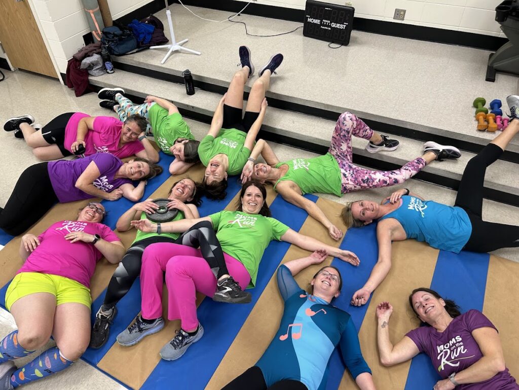 Tired members post-workout