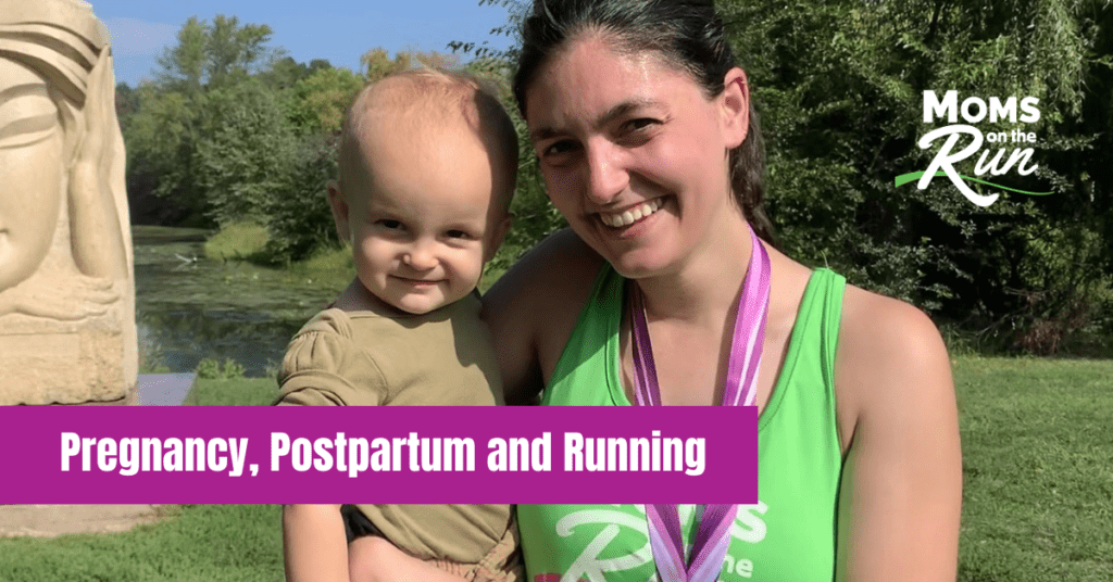 Runner with baby