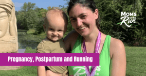 Runner with baby