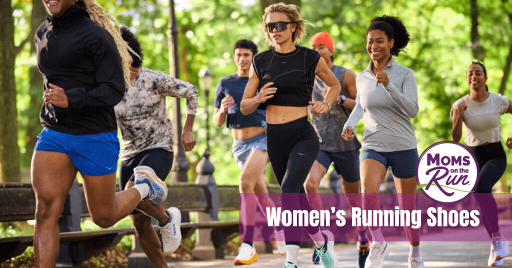 women running on trail