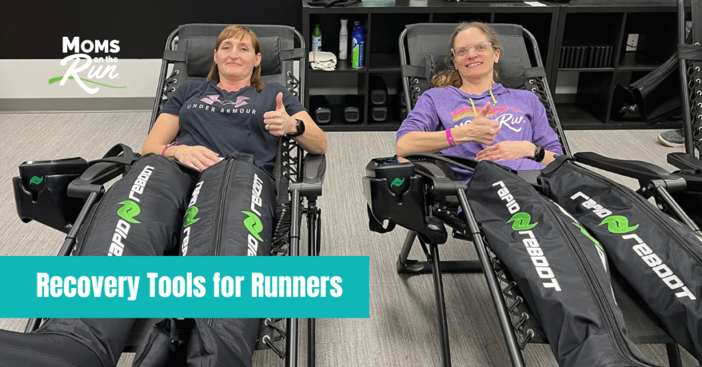 women in recovery room wearing compression boots