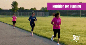 three women running on sidewalk