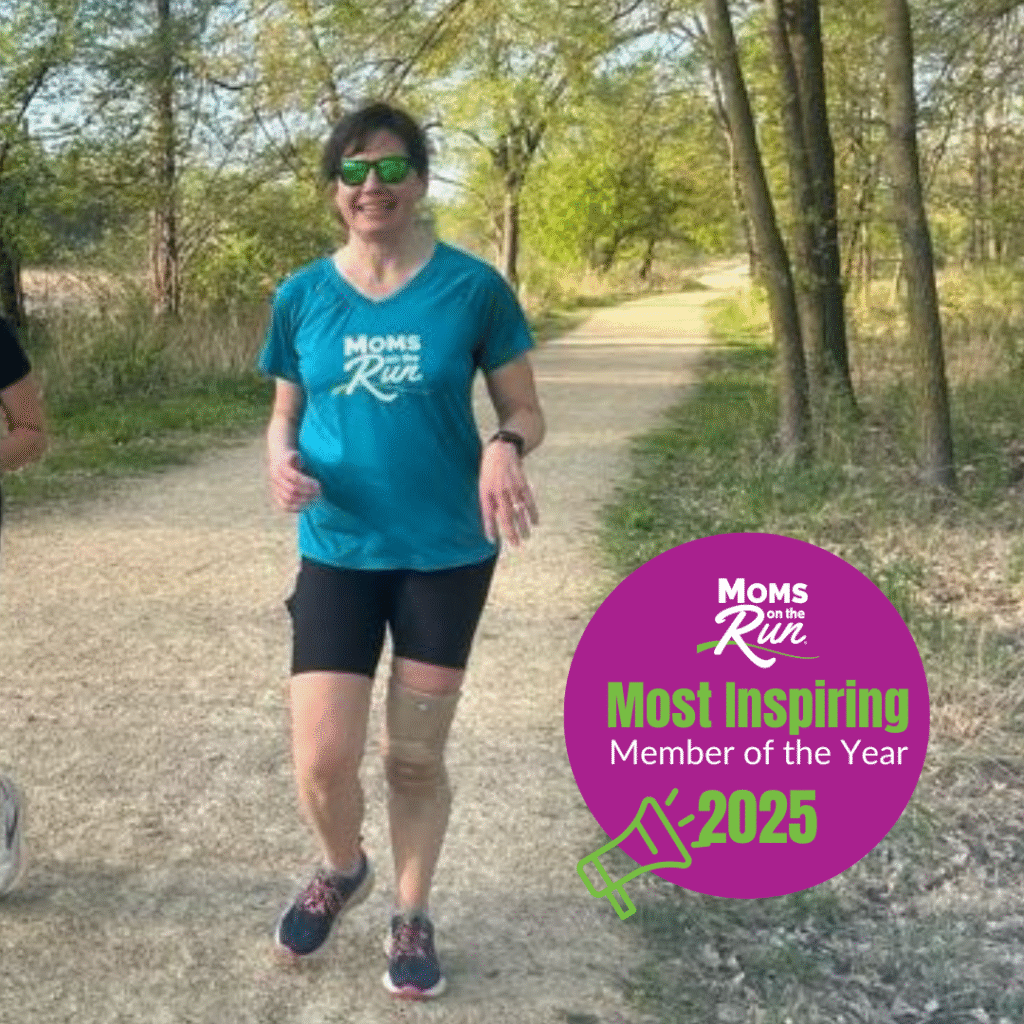 woman running on dirt trail