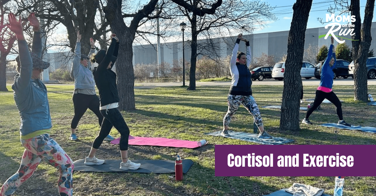 women exercising in park