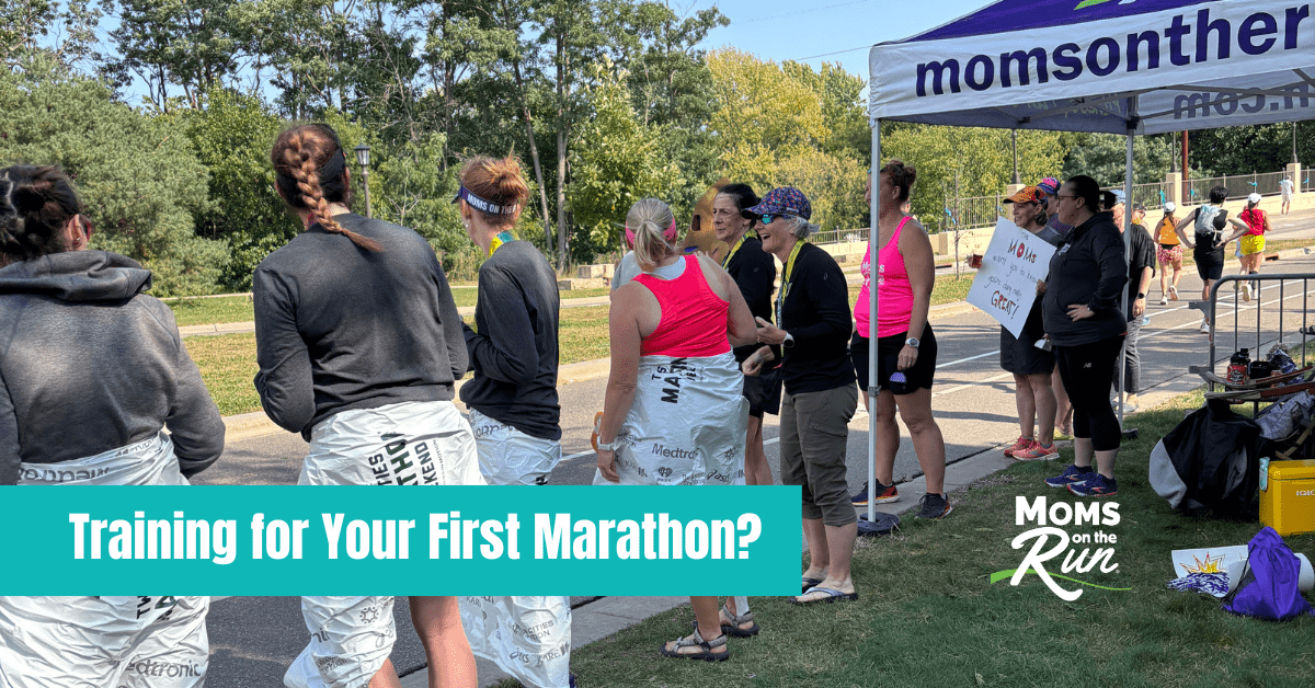 marathon runners cheering