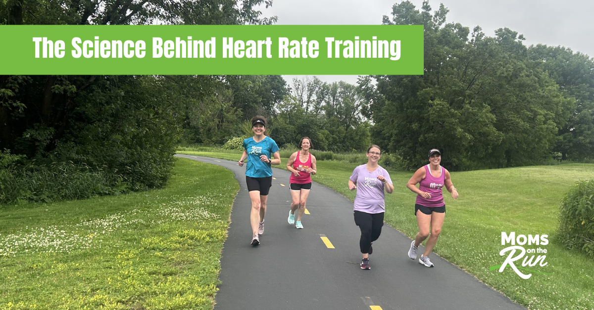 female runners on trail with heading of Science Behind Heart Rate Training