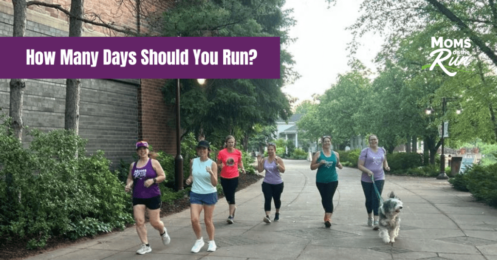 women running on path