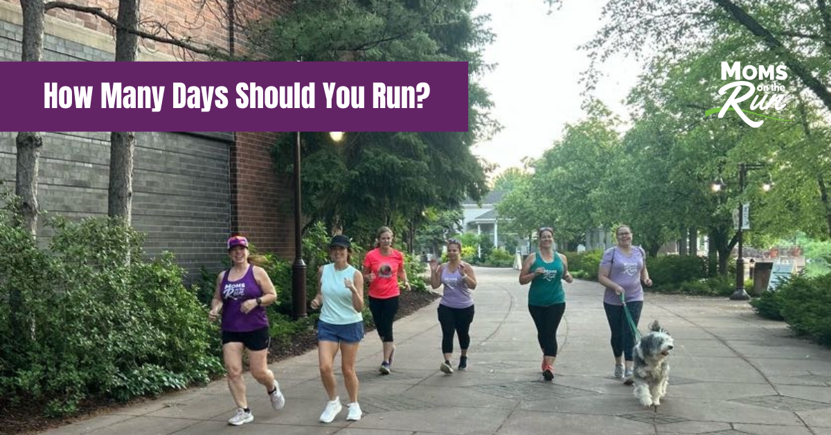 women running on path