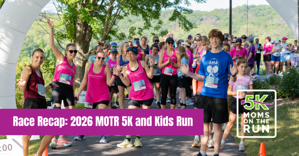 runners for Moms on the Run 5K at start line