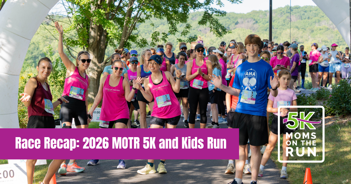 runners for Moms on the Run 5K at start line