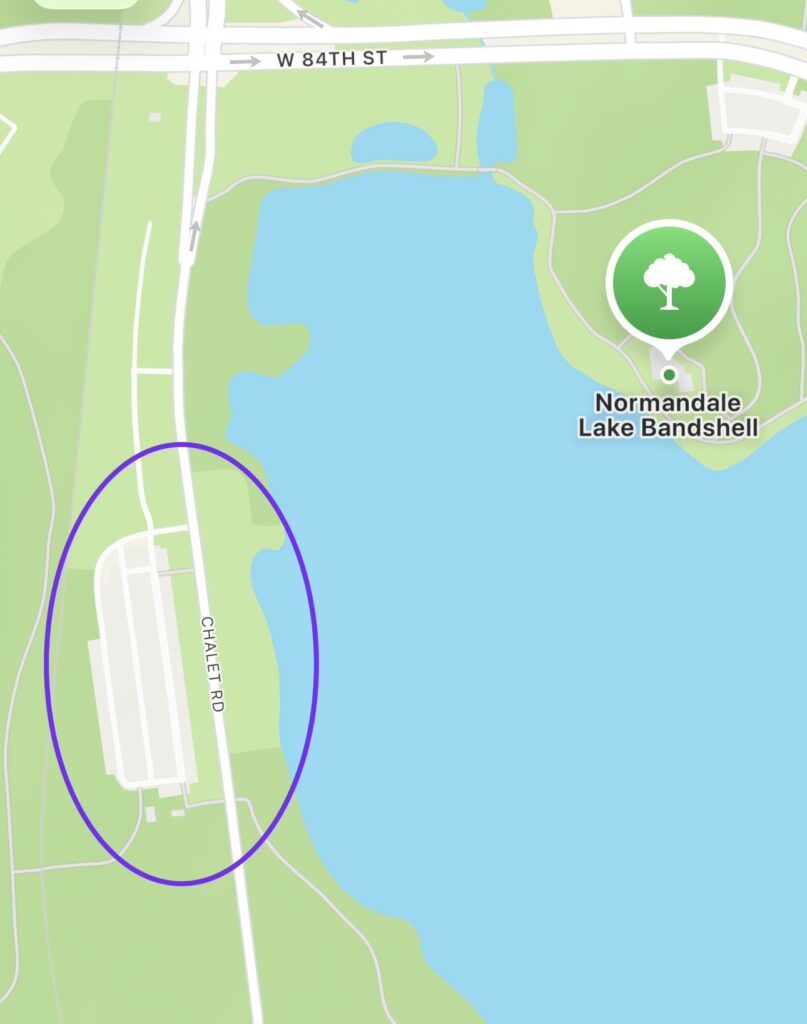 race parking map