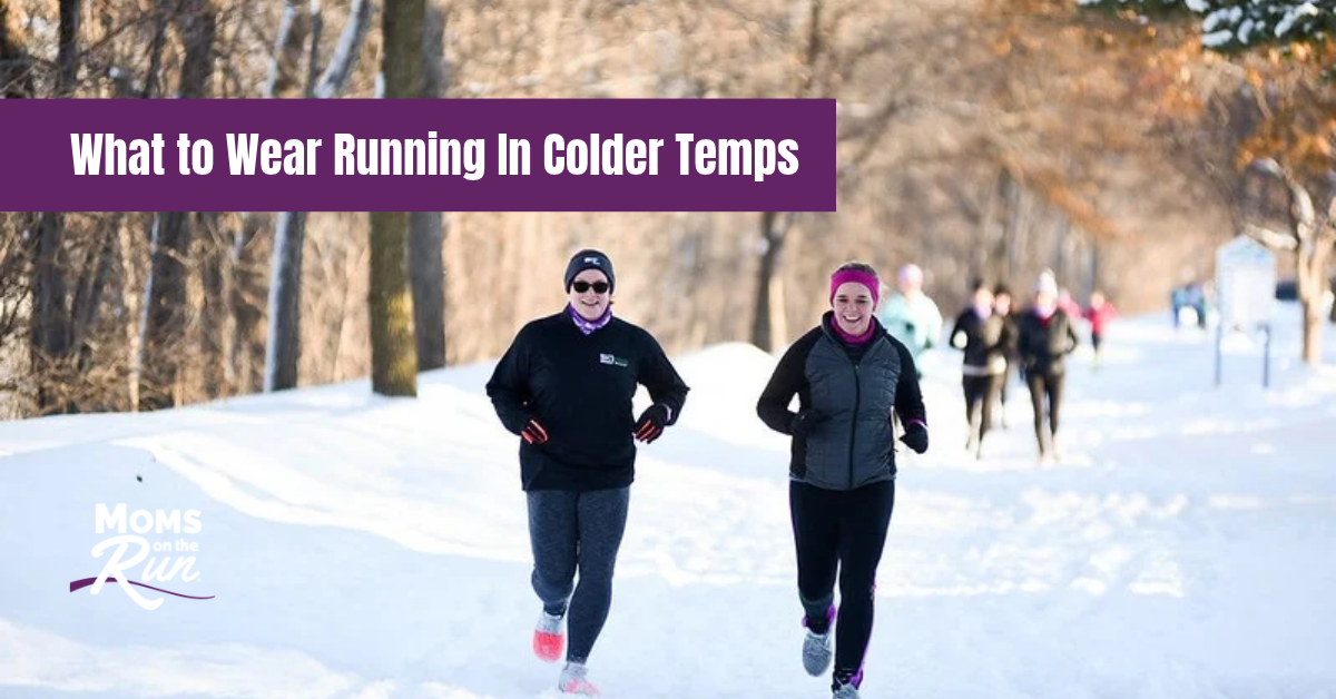 women running in snow